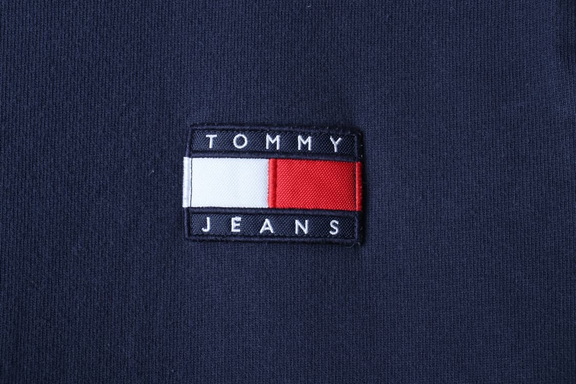 (L-XL) 타미힐피거 반팔 티셔츠 에이징 스몰로고 네이비-7B62 상품이미지5