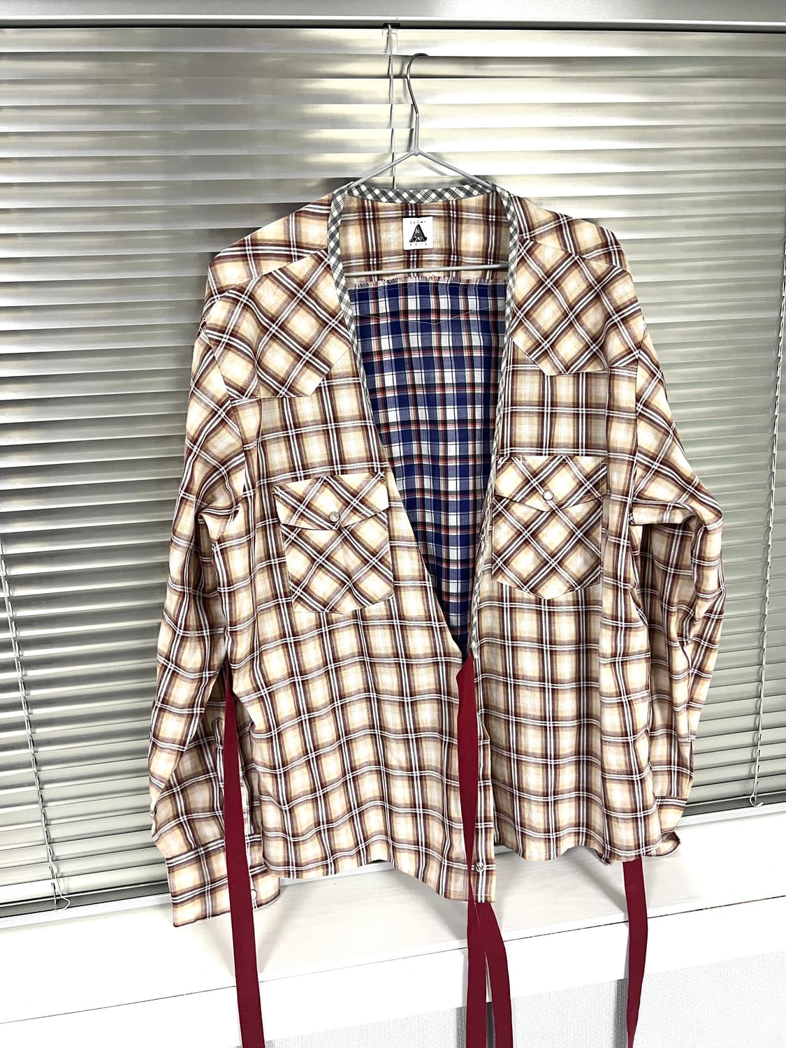 yuumi ARIA-REMAKE CHECK SHIRT 상품이미지6