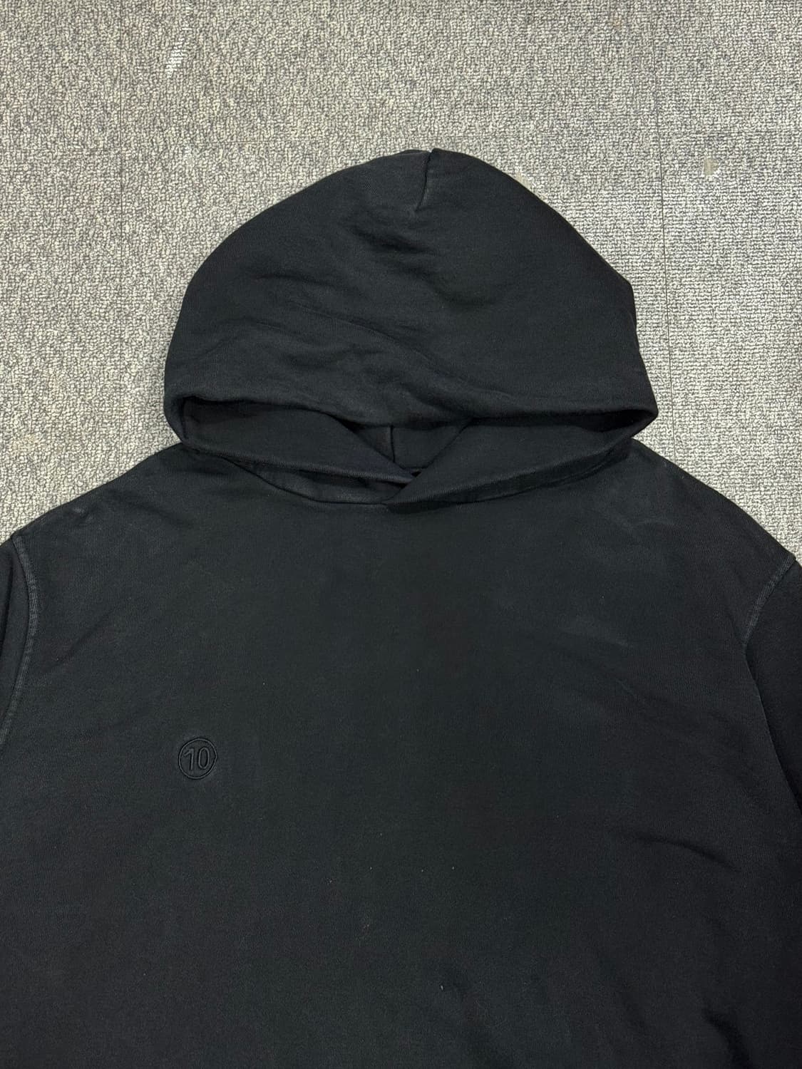 19ss 메종 마르지엘라 홀 넘버 로고 후드 상품이미지4