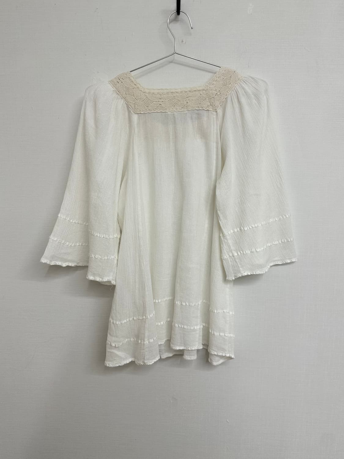 lace cotton top 상품이미지5