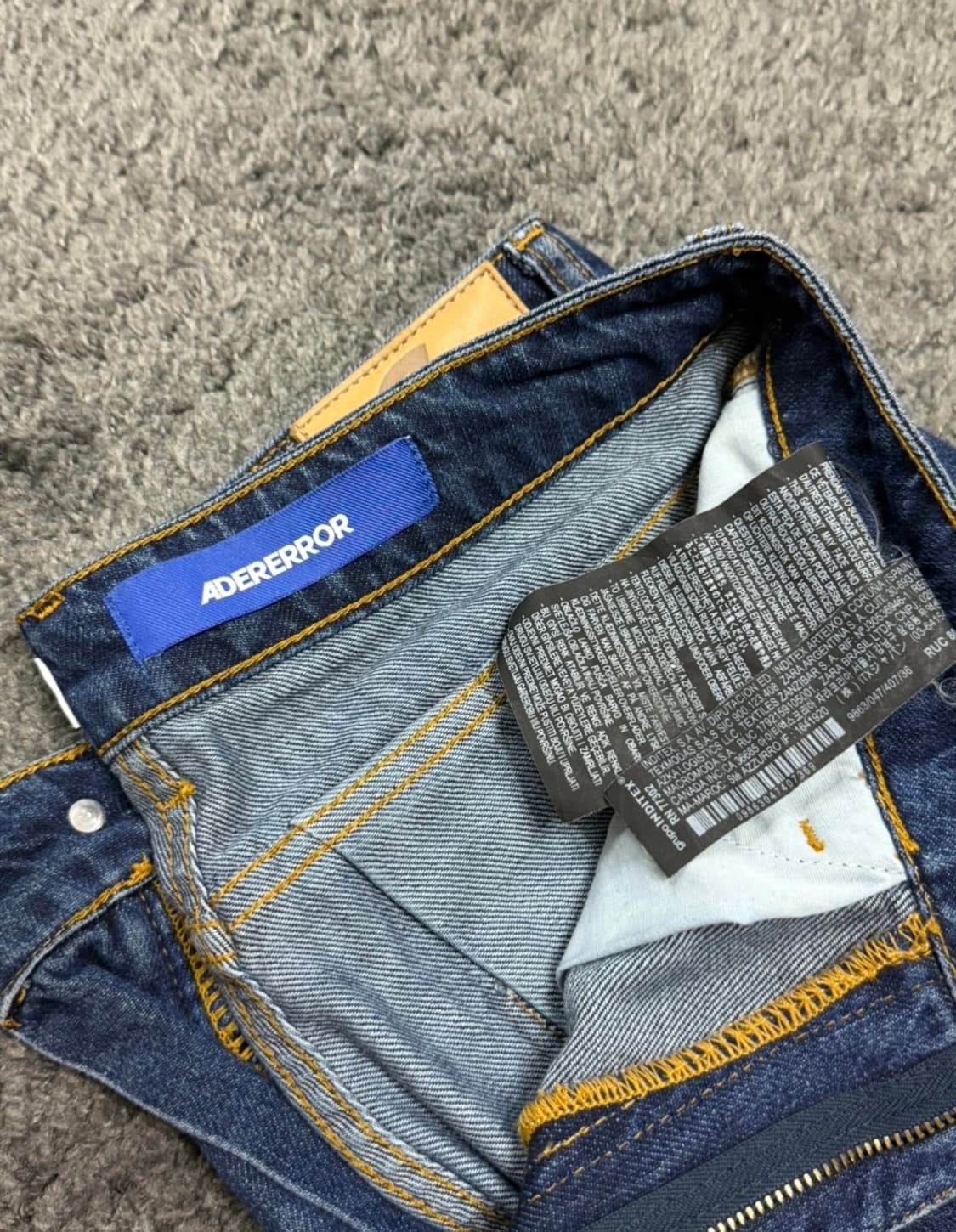 Zara x Ader Error Wide Leg Jeans Blue  상품이미지6