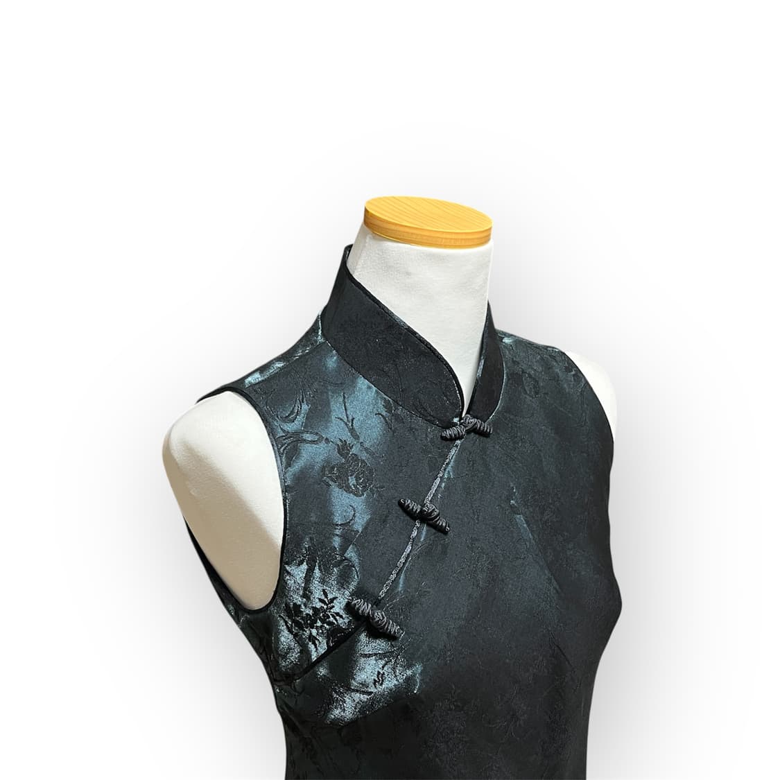 딥 시안 치파오 스타일 원피스 상품이미지3