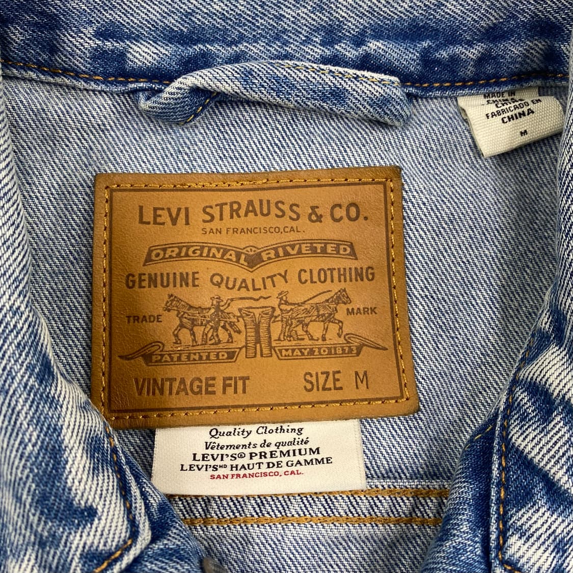 리바이스 프리미엄 빅E 3세대 빈티지 핏 데님 트러커 자켓 (98) 상품이미지8