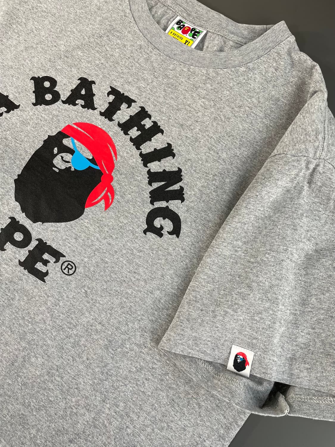 [XL] BAPE 베이프 해적 프린팅 반팔 티셔츠 상품이미지3