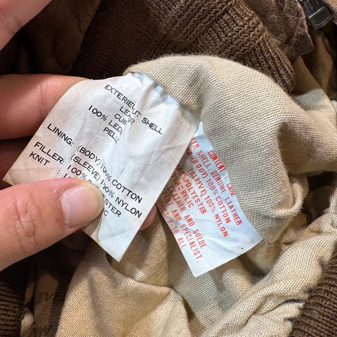 [40] VINTAGE 빈티지 밀리터리 가죽 자켓 상품이미지10