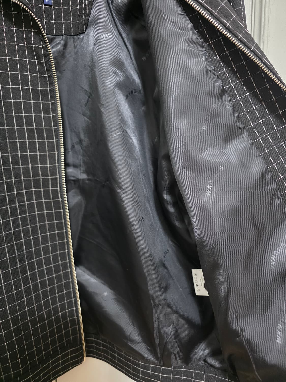 위캔더스 윈도우 체크 자켓 상품이미지8