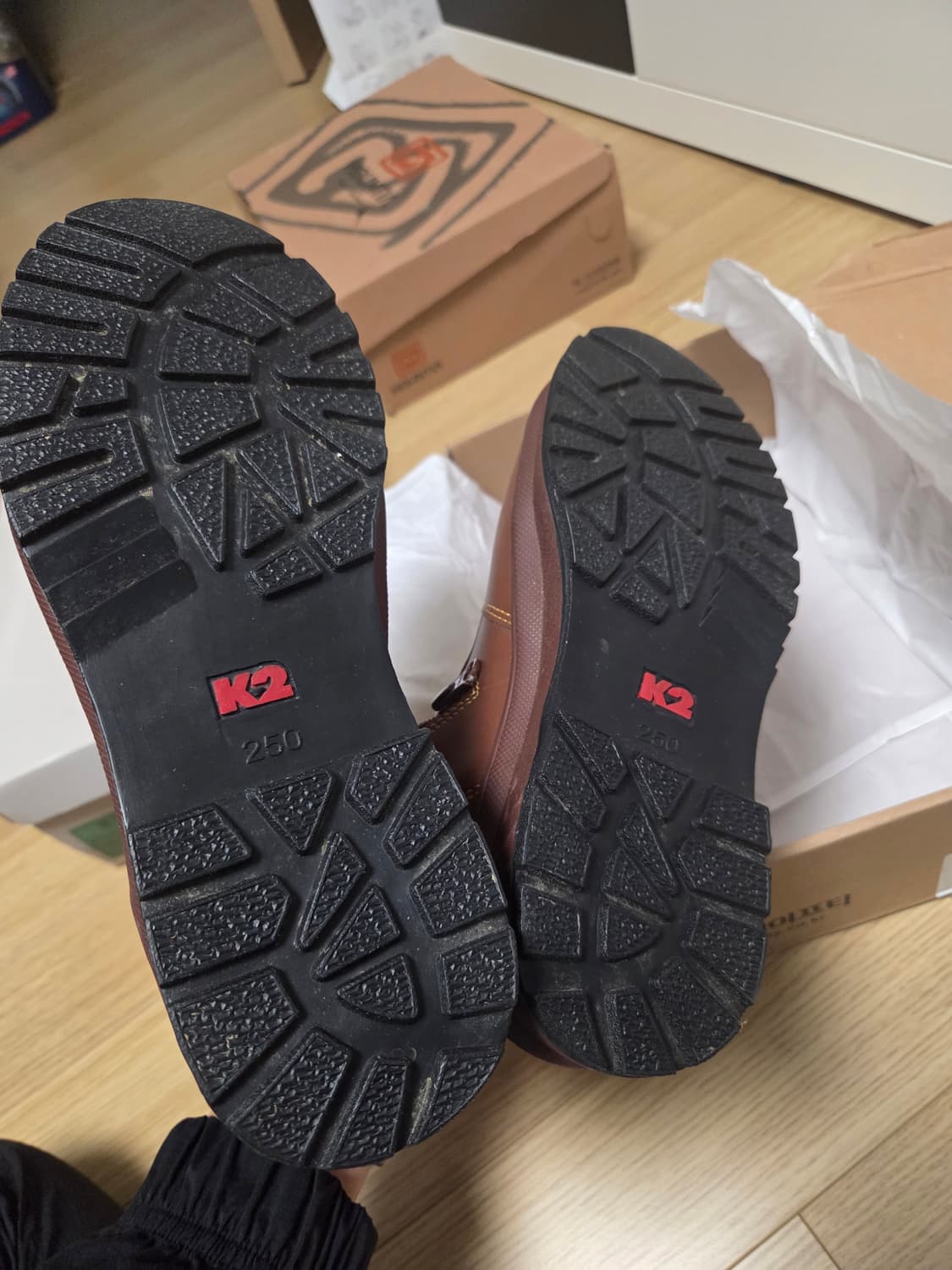 K2 브라운 안전화 건설화 상품이미지6