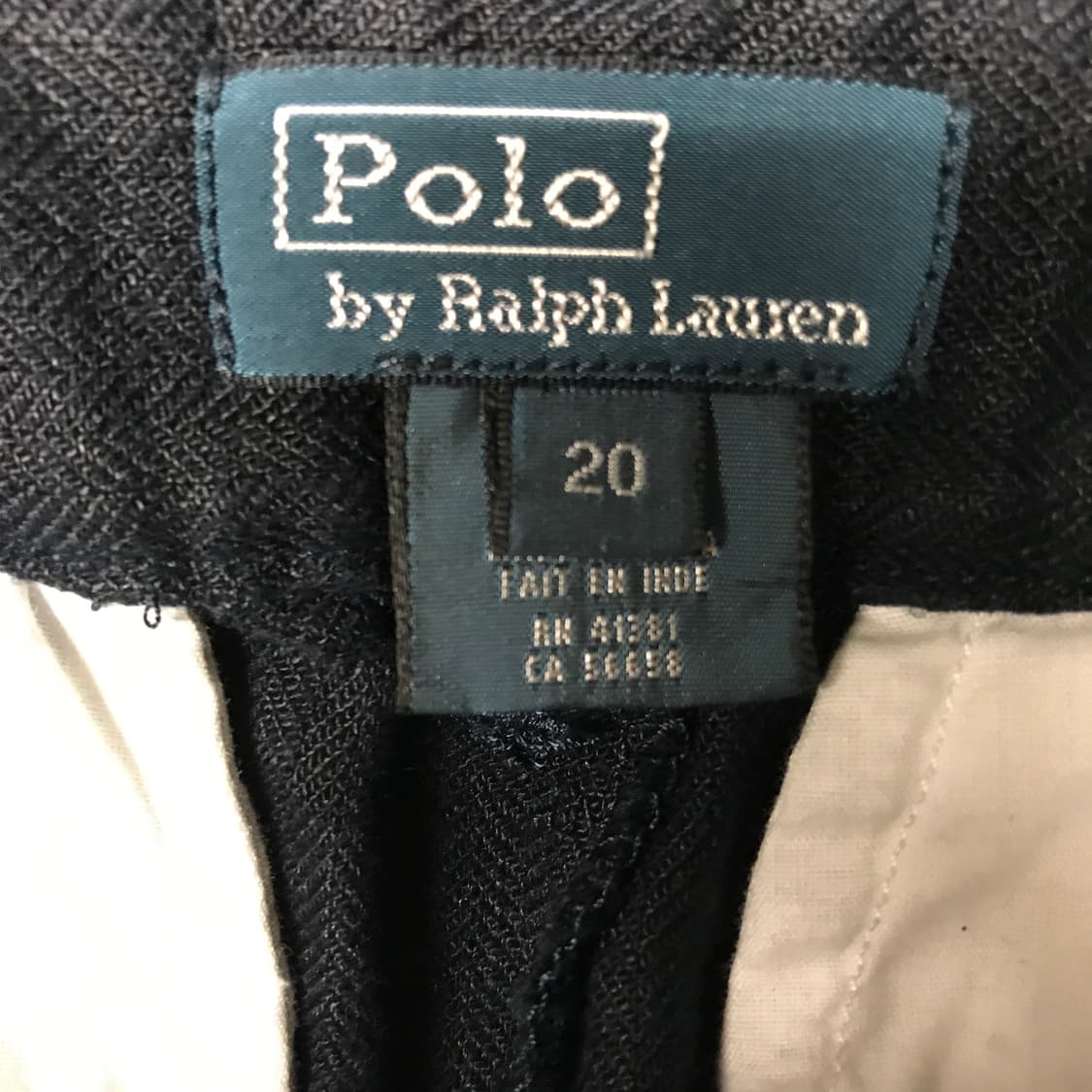 폴로 랄프로렌 린넨 치노 팬츠 네이비 20 상품이미지6