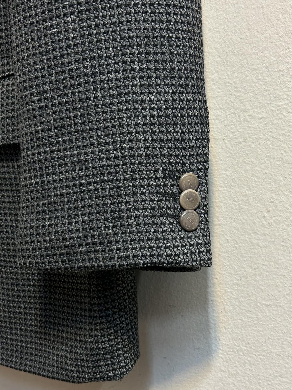 90s 발렌시아가 옴므 하운드투스 클래식 블레이저 상품이미지5