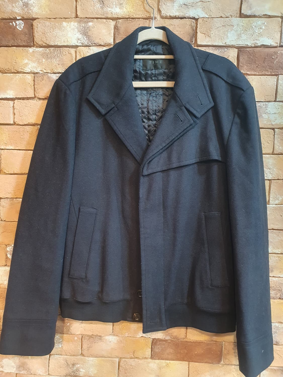 TIME 남성 블랙 더블 자켓 110 상품이미지1