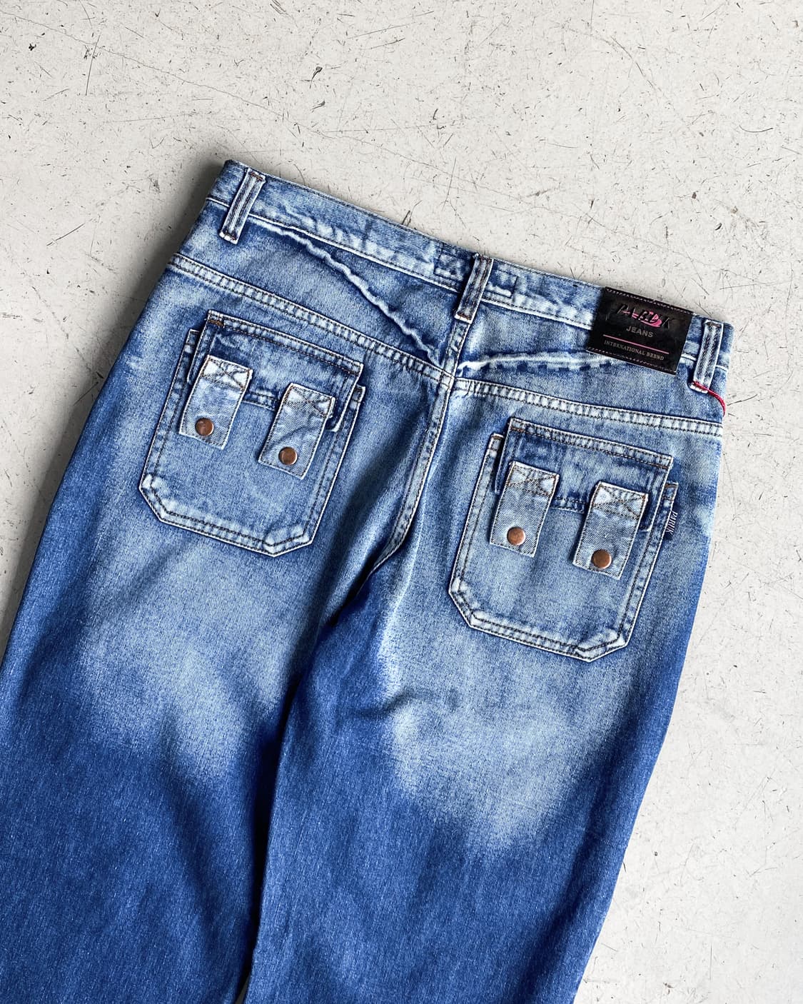 파북 Y2K 엔지니어드 워싱 데님 팬츠 상품이미지6