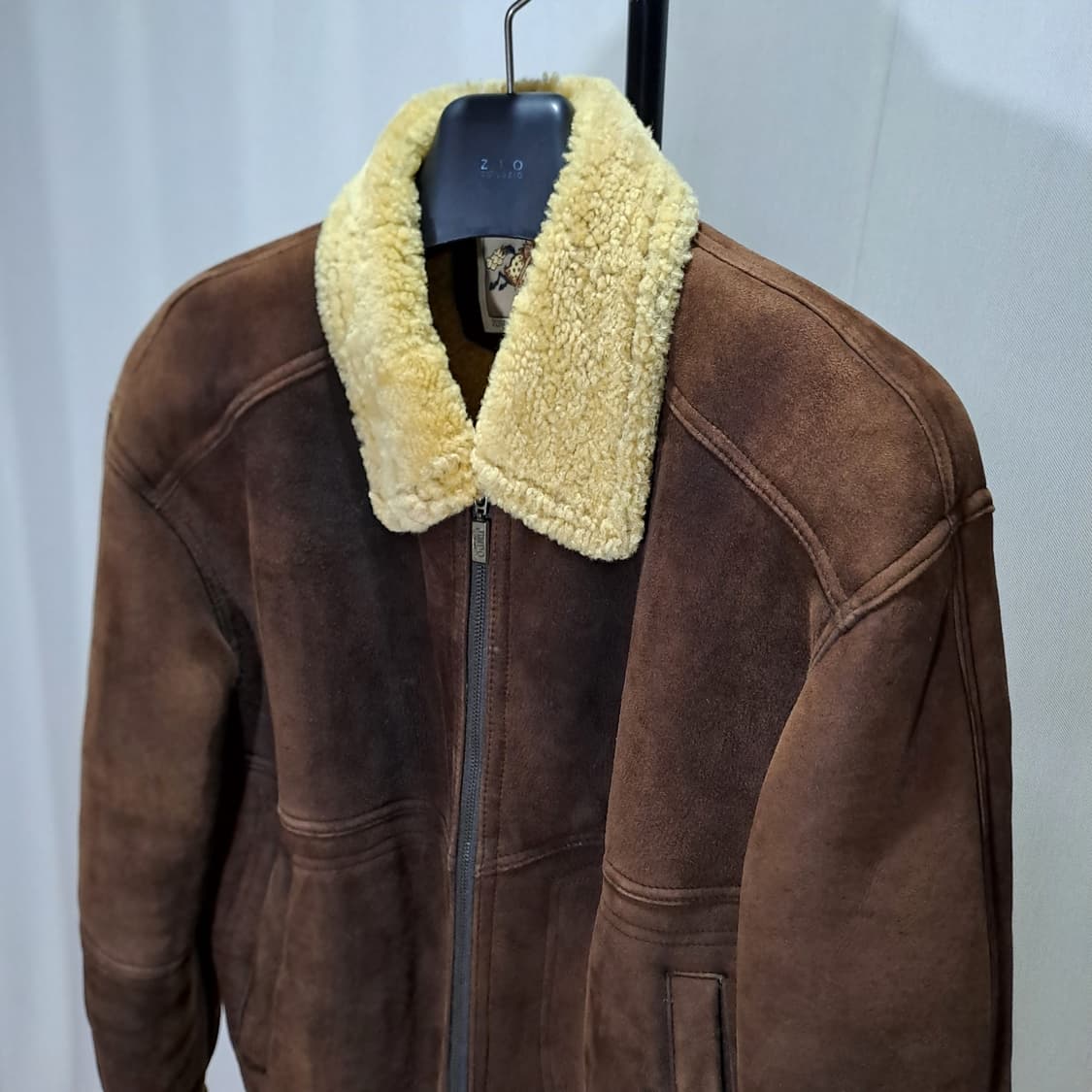 (택포) 진도 양가죽 양털 범버 자켓 105 B374 상품이미지2