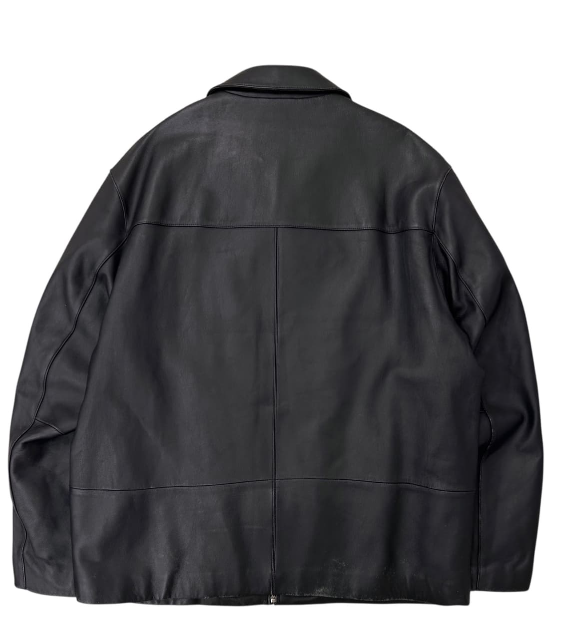 빈티지 레더 가죽자켓 블랙 (L~2XL) 상품이미지9