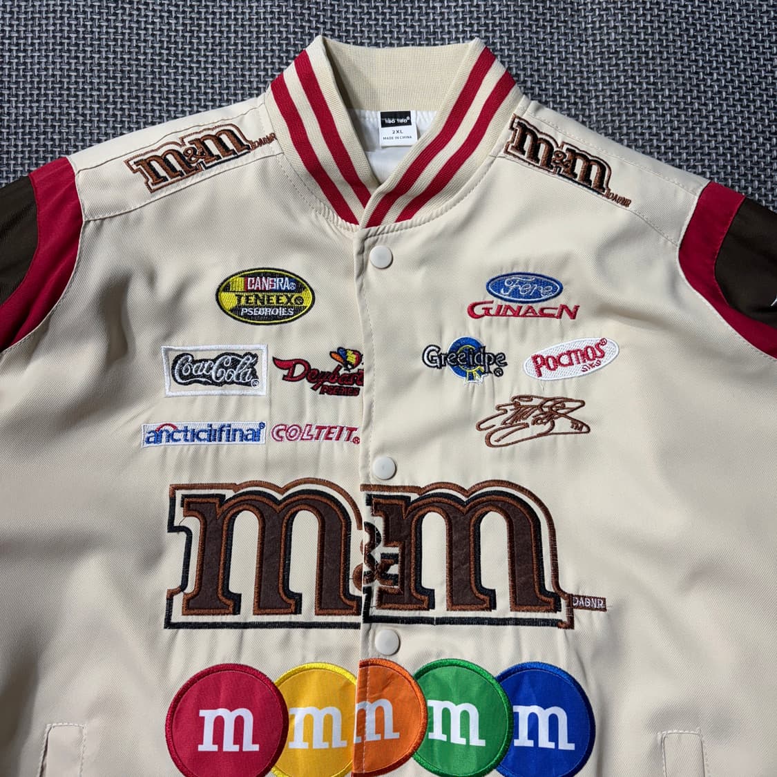 m&m 레이싱 바람막이 점퍼 상품이미지2