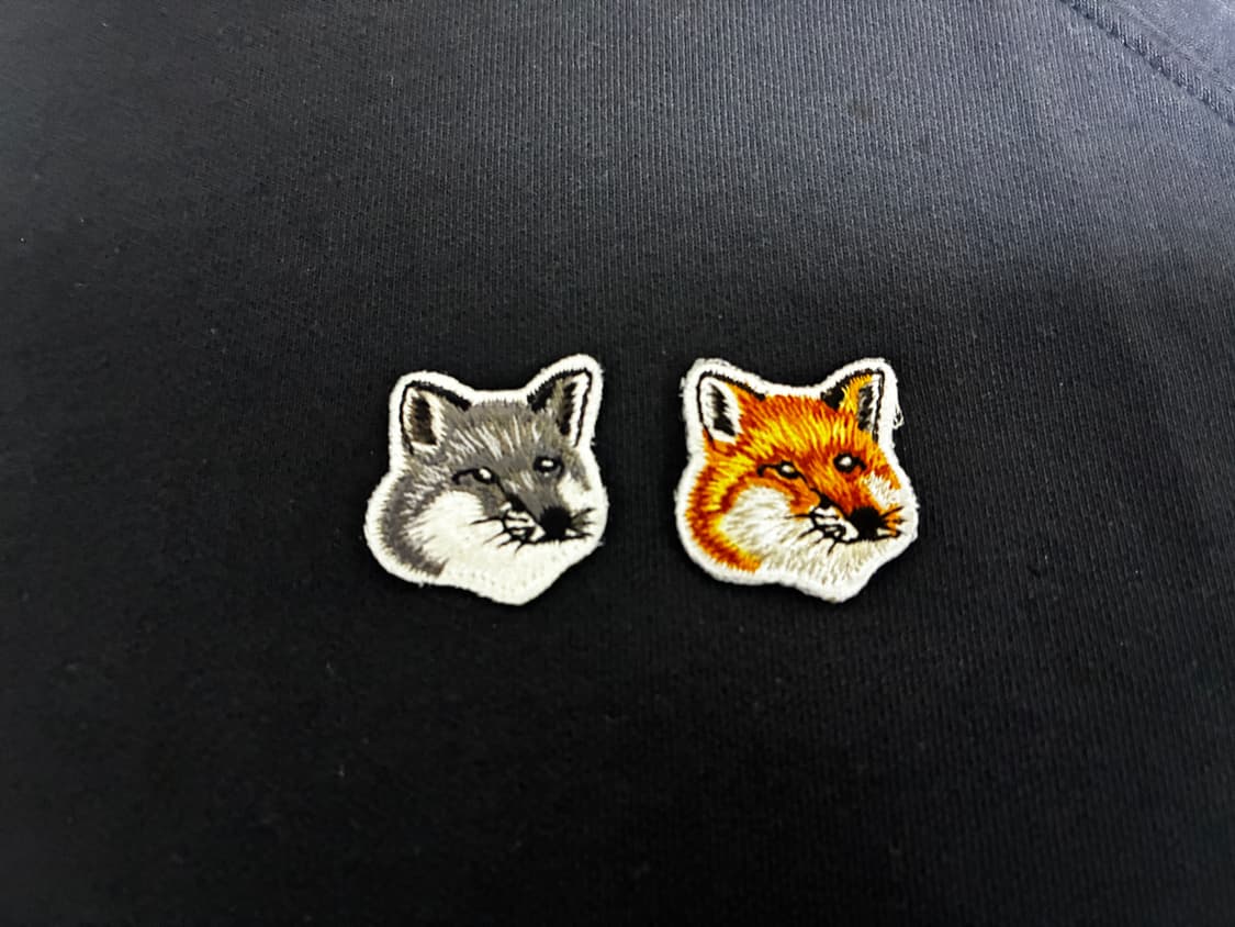 메종키츠네 진한네이비 맨투맨 L  상품이미지2