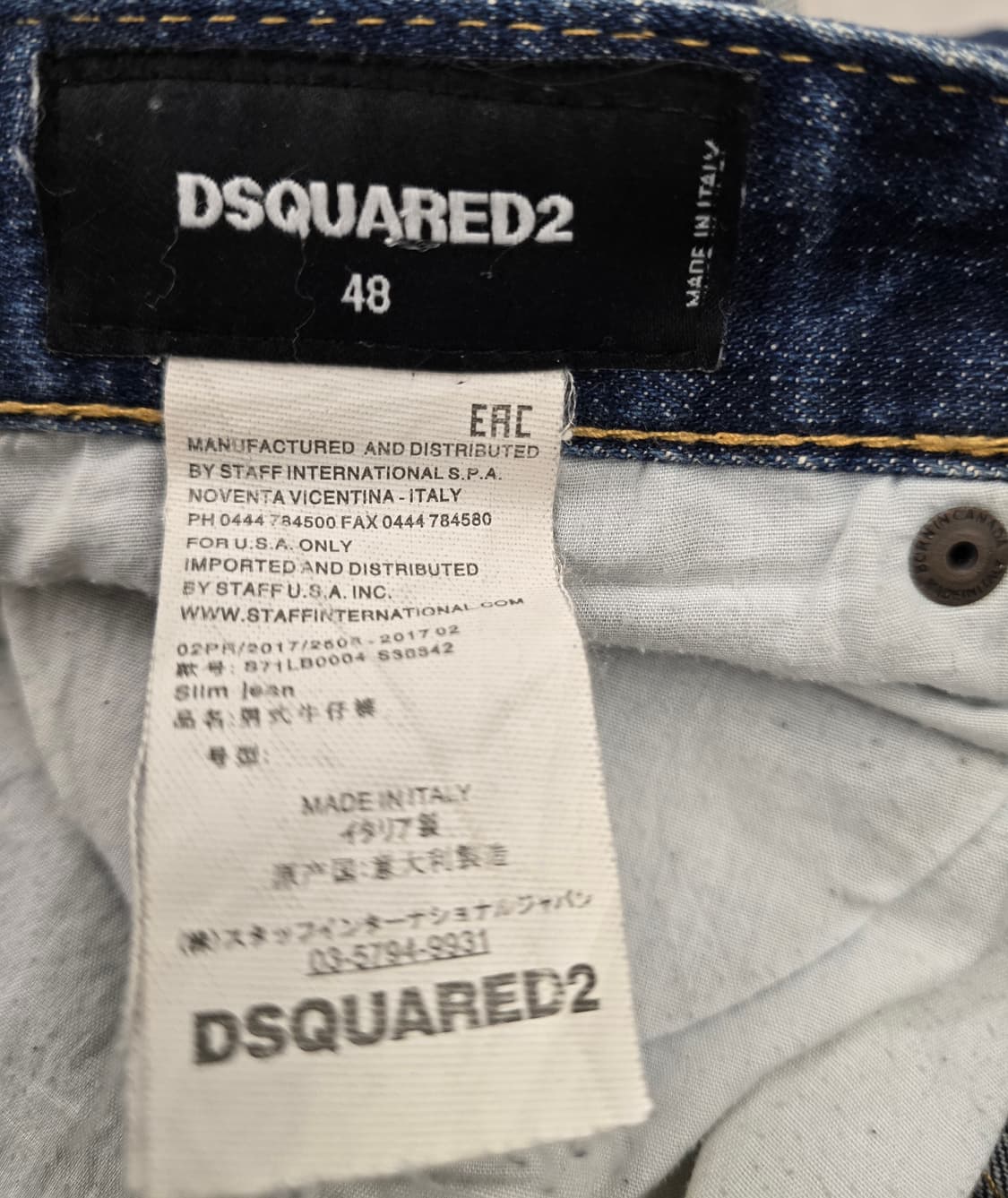 디스퀘어드2 남자청바지.  싸이즈 32 상품이미지7
