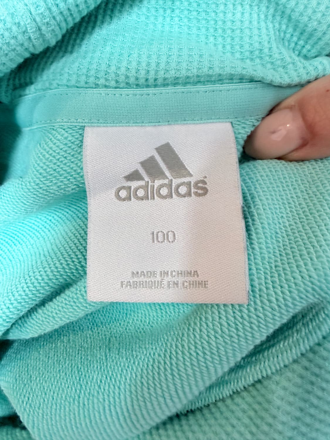 아디다스 adidas 민트 그래픽 후드티 100 캐주얼 스트릿 상품이미지5