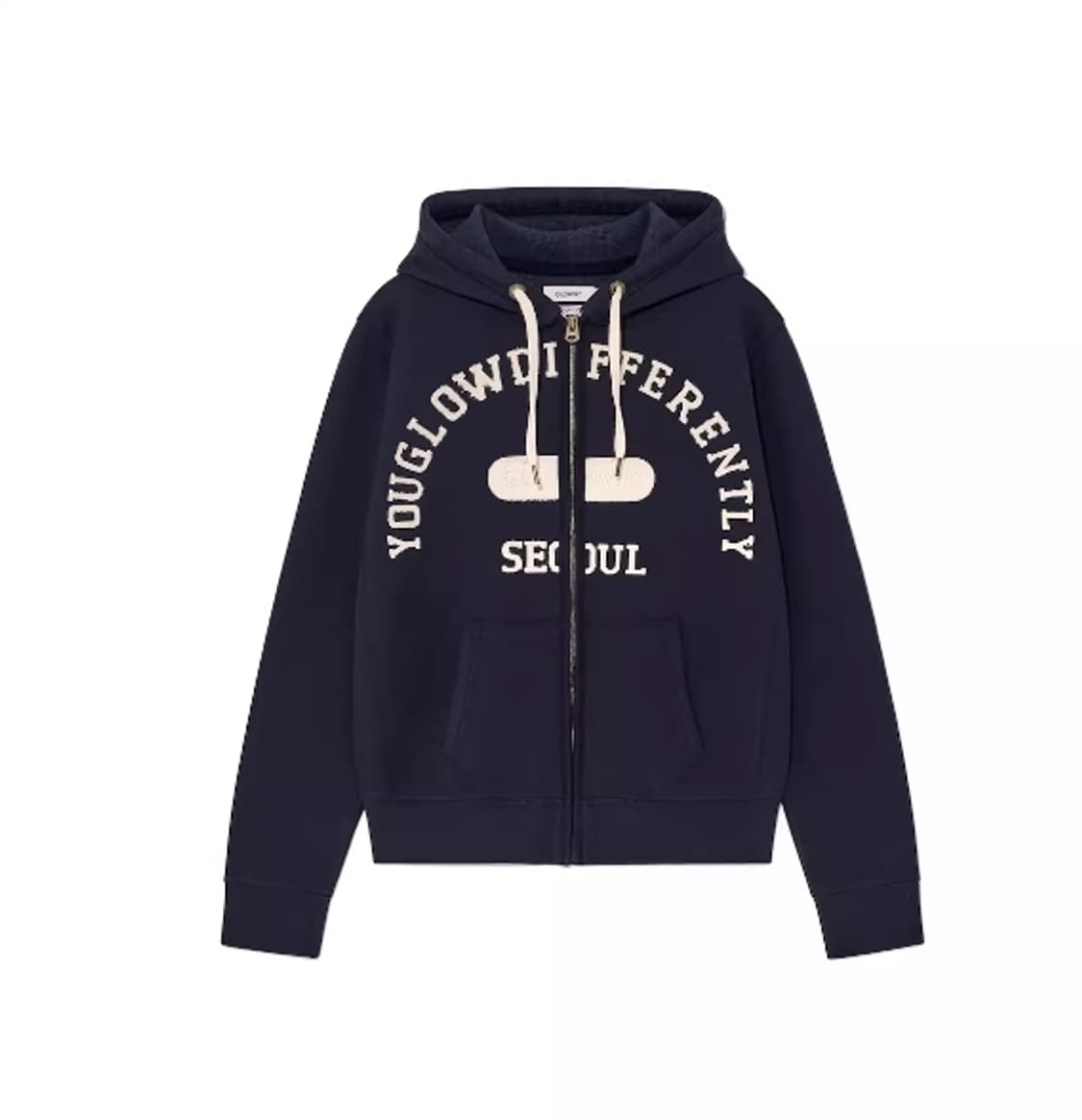 BOYFRIEND BOXY ZIP UP (NAVY) 상품이미지1