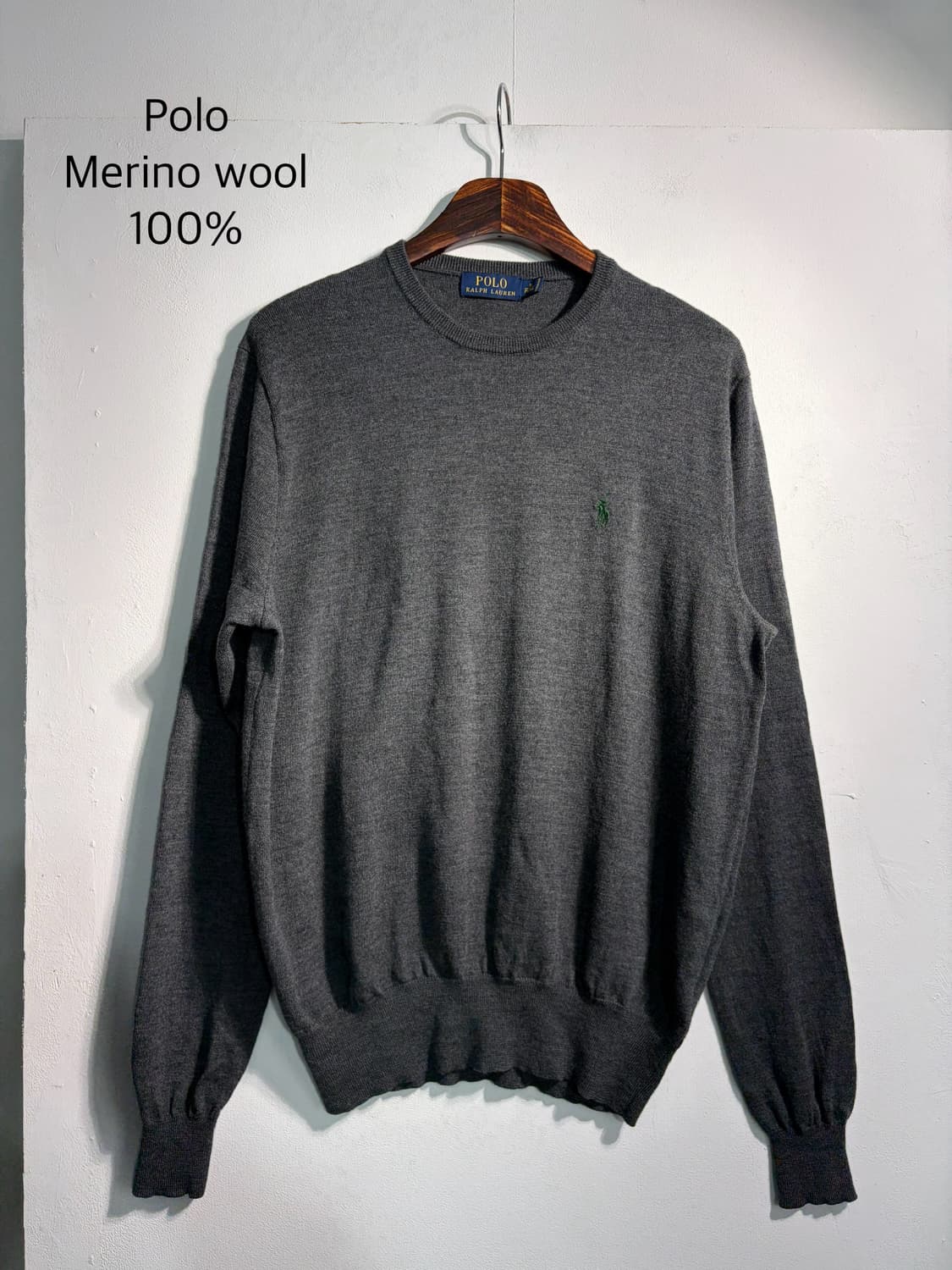 Polo 폴로 랄프로렌 merino wool 100% 니트 m 상품이미지1