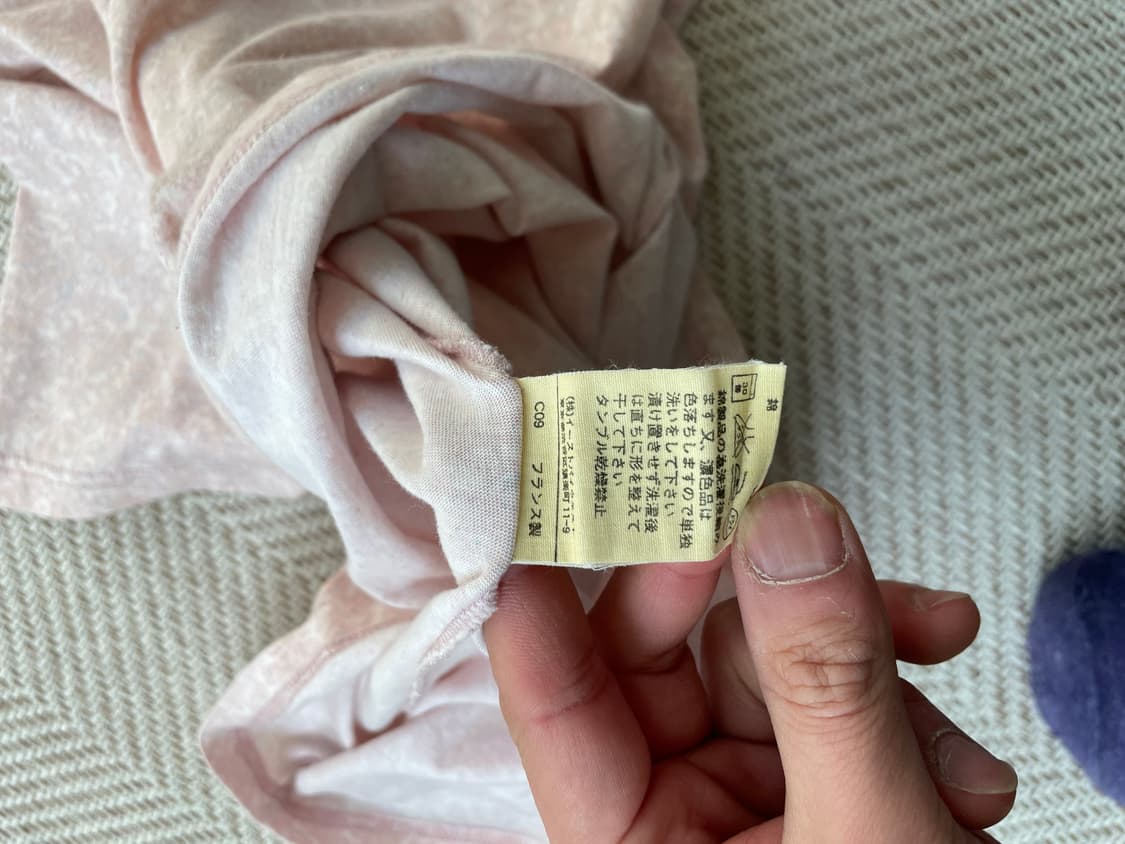 A.P.C 아페쎄 핑크 반팔티셔츠  상품이미지3