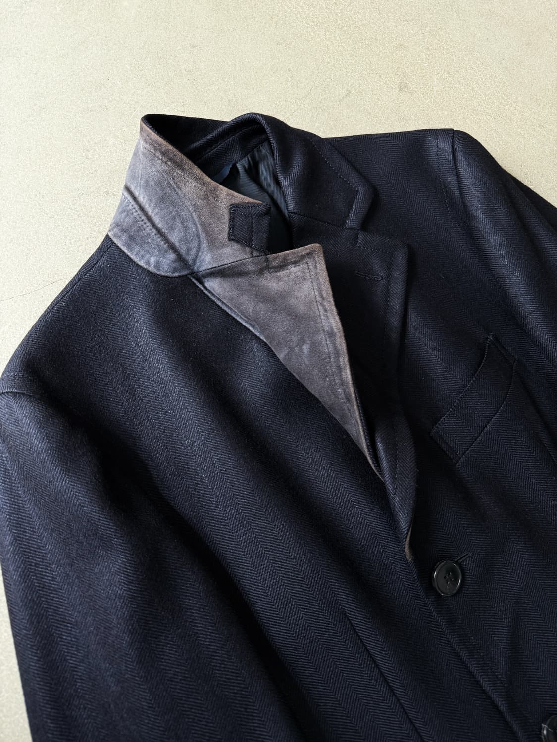Ermenegildo Zegna Herringbone Wool Overc 상품이미지5