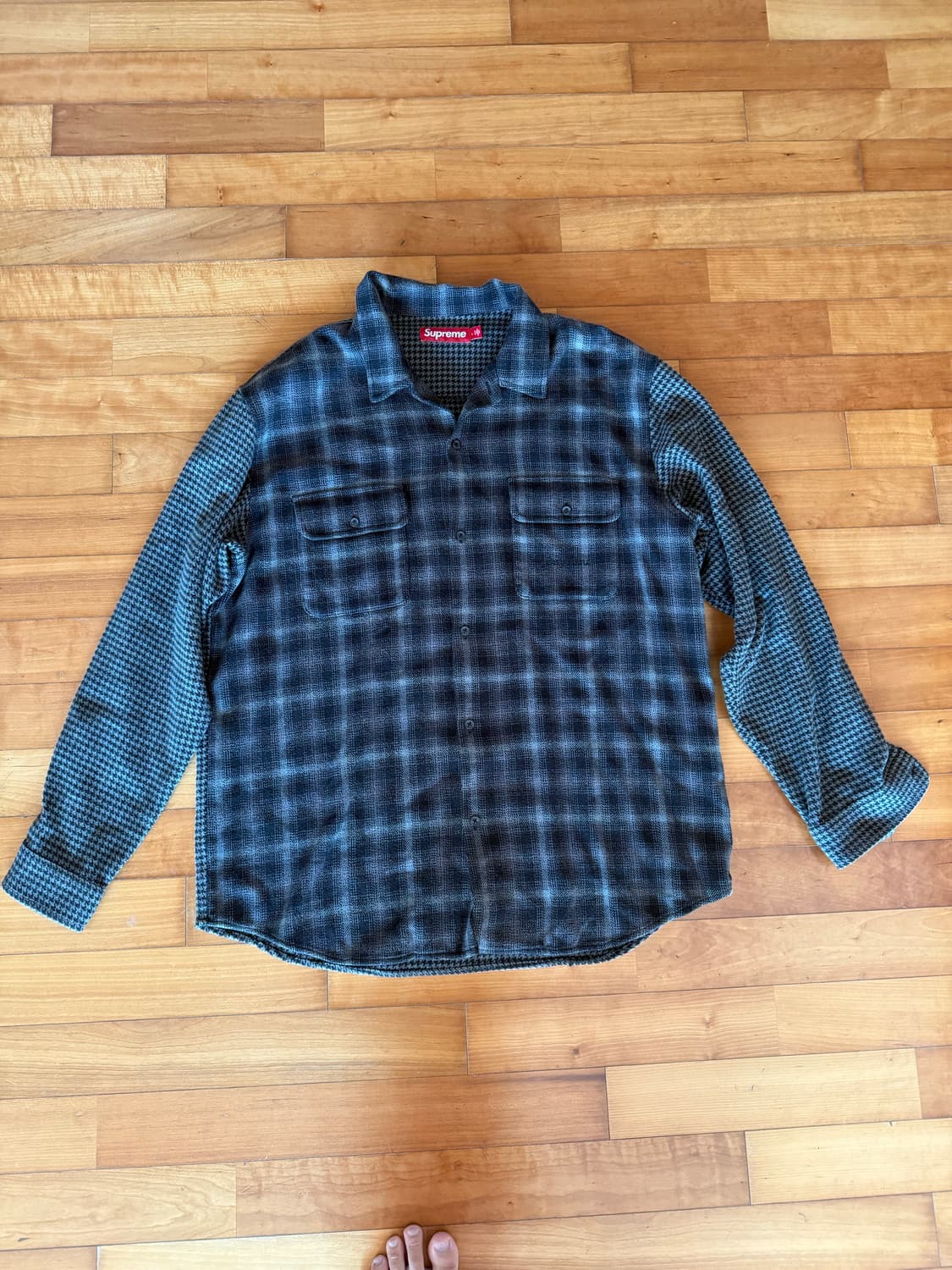 슈프림 houndstooth 셔츠 23fw 상품이미지2