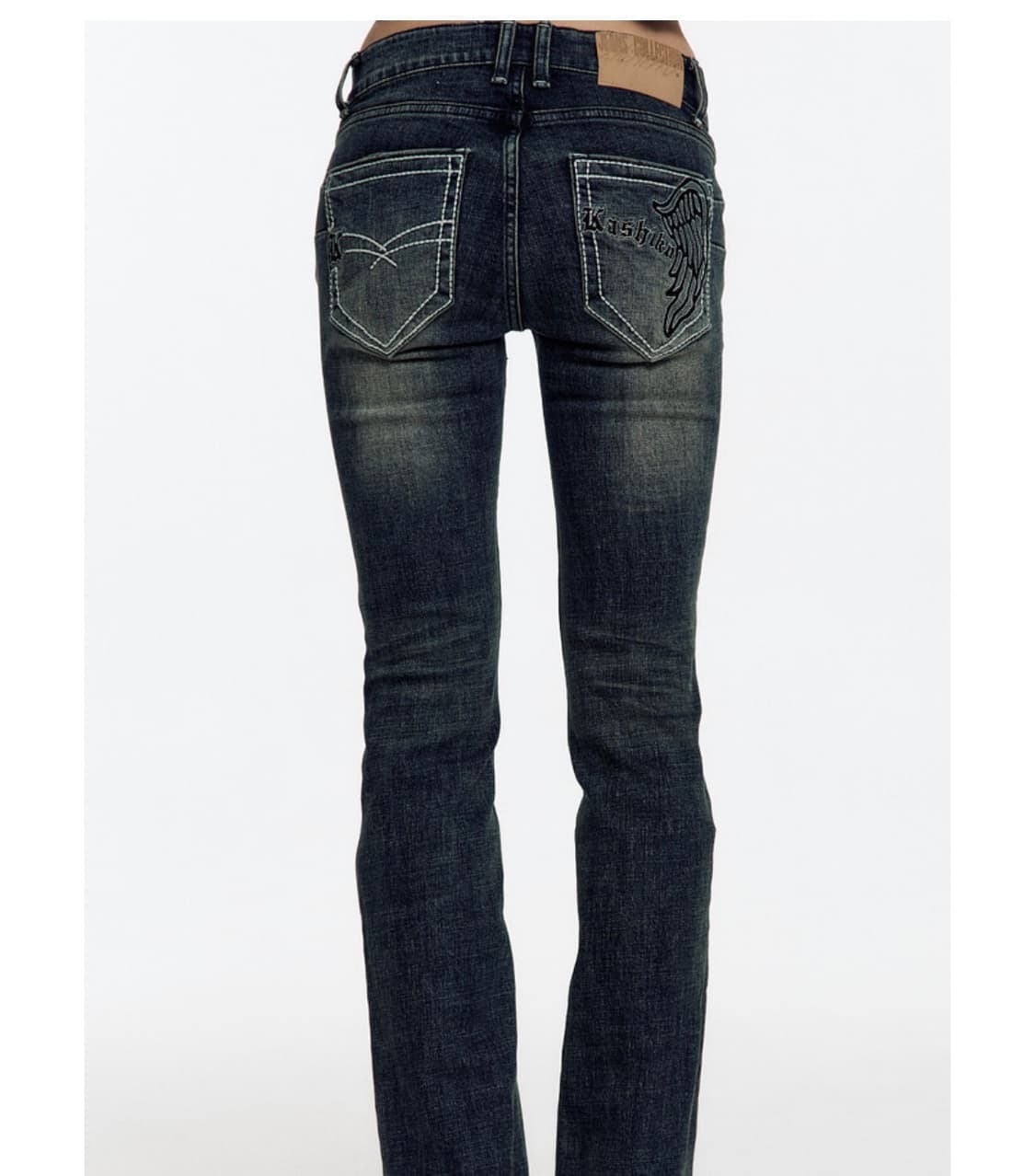 카시코 로우라이즈 부츠컷 데님팬츠 상품이미지4