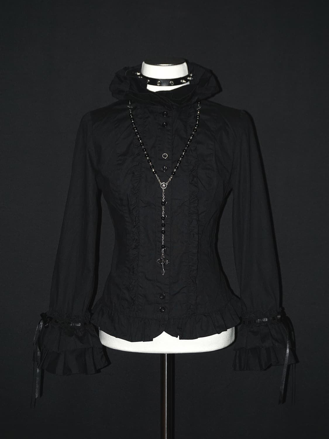 (body line) gothic lolita frill shirt  상품이미지2
