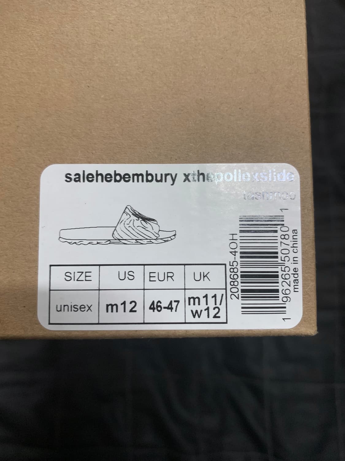 [300] 살레헤 벰버리 X 크록스 폴렉스 슬라이드 태쉬무 새상품 상품이미지6