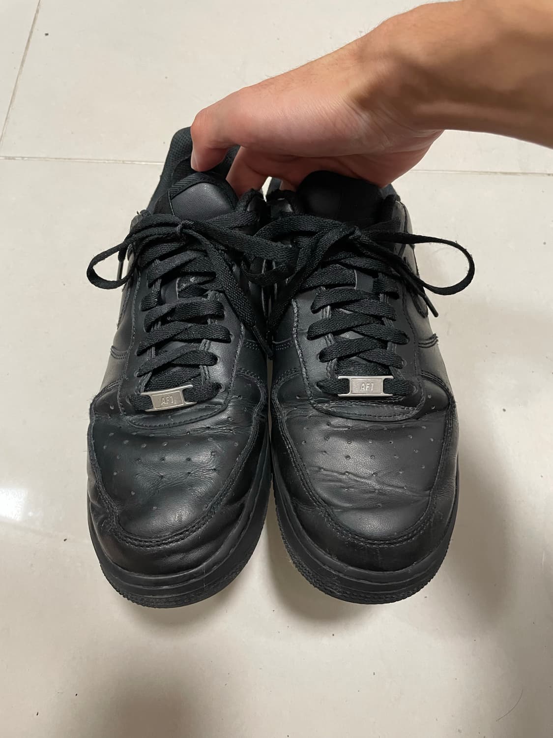 나이키 에어포스 블랙 275 상품이미지4