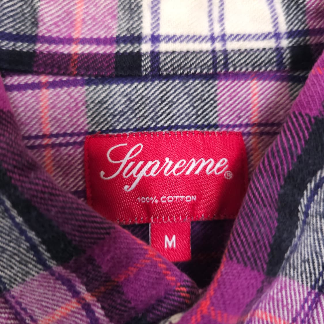 슈프림 타탄 플란넬 셔츠 상품이미지4