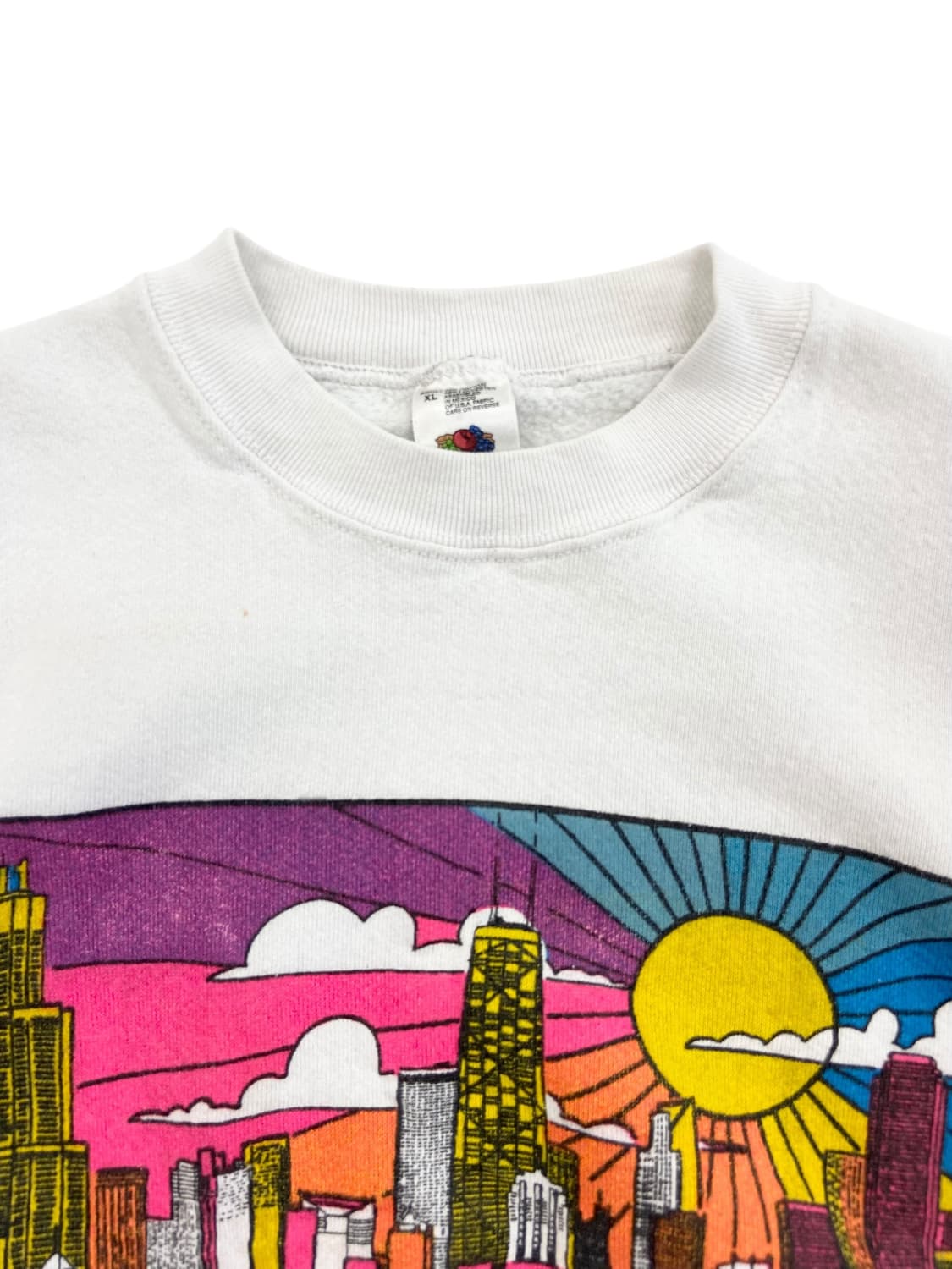 80's 프룻오브더룸 시카고 일리노이 스웻셔츠  상품이미지4