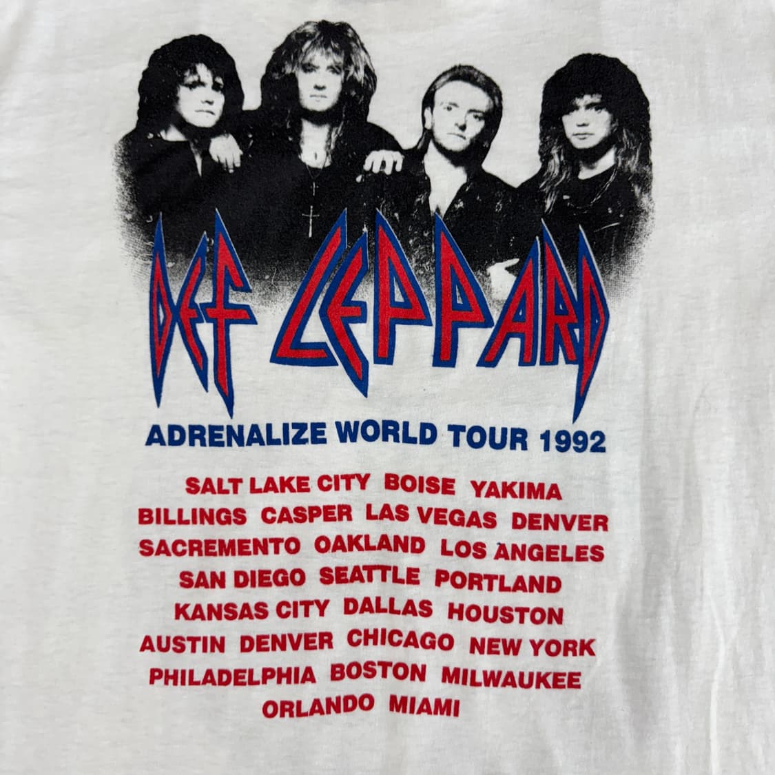 빈티지 90s Def Leppard 데프 레파드 티셔츠 상품이미지4