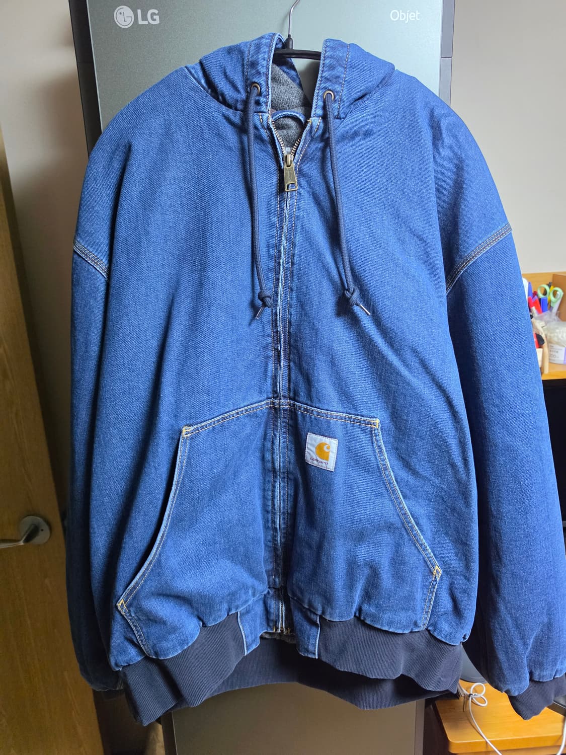 칼하트 wip 메이틀랜드 og 데님 액티브자켓 XL사이즈 판매합니다 상품이미지1