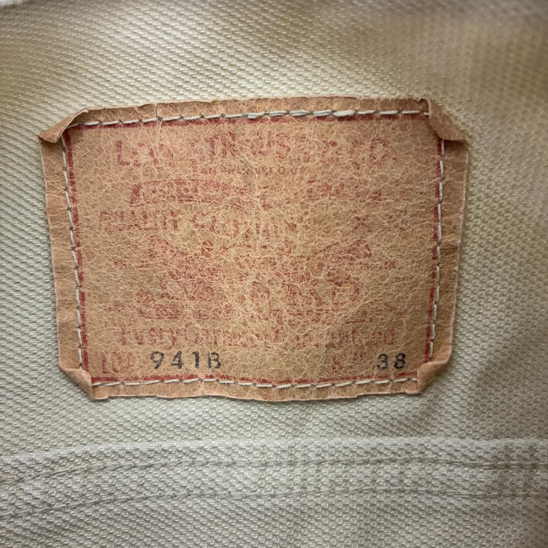 Levi's  리바이스 60's BIG E Pique 자켓 상품이미지5