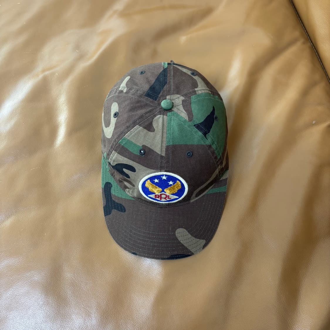 RRL 더블알엘 랄프로렌 폴로 카모 6패널 윙로고 볼캡 모자 (Camo) 상품이미지5