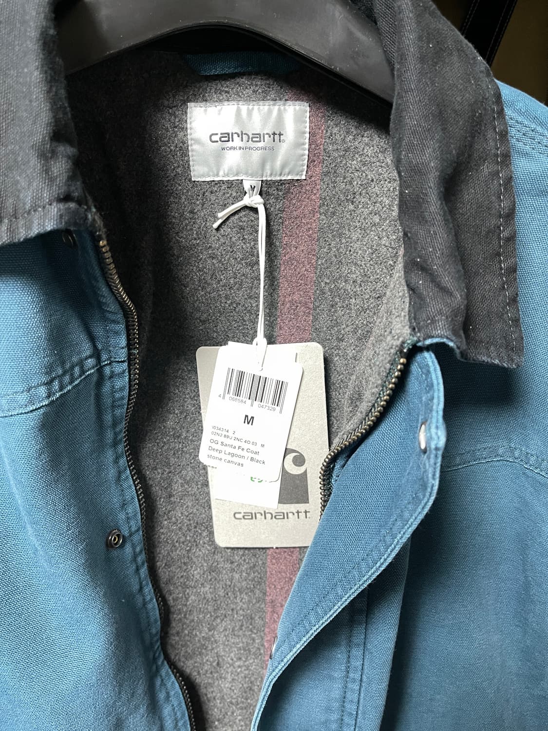 칼하트 wip 산타페 코트 딥라군 m 새상품 상품이미지2