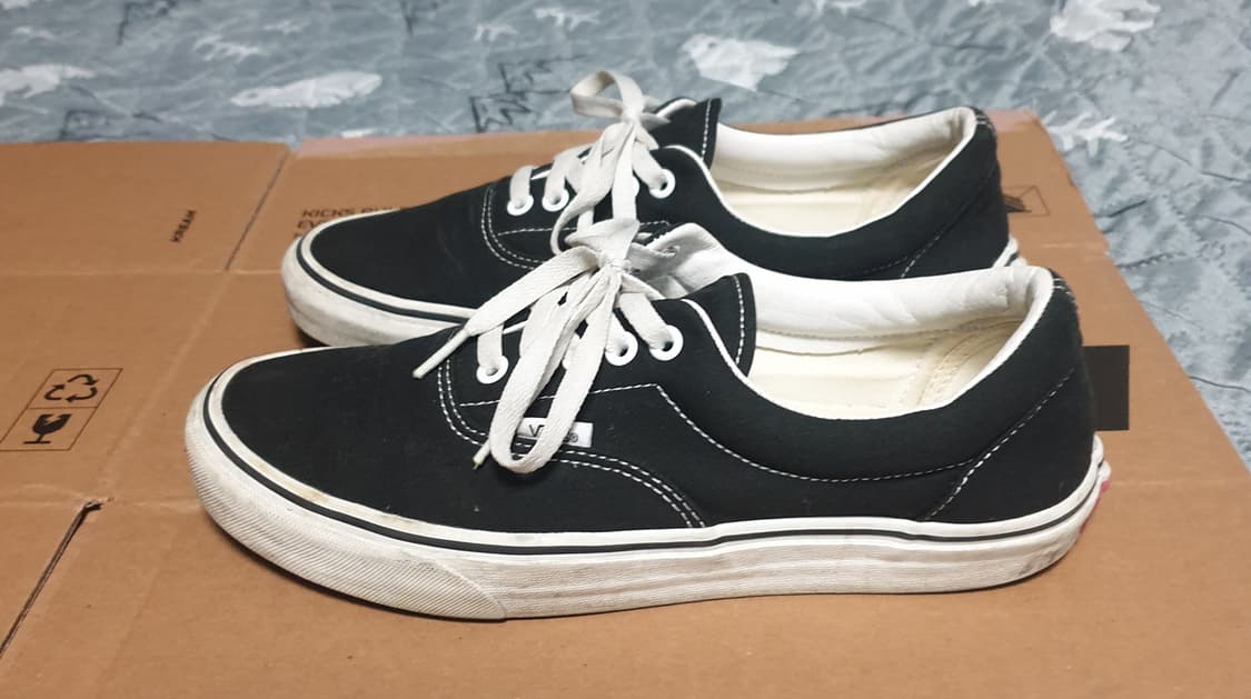 반스 어센틱 캔버스 스니커즈 블랙 (265) 상품이미지3