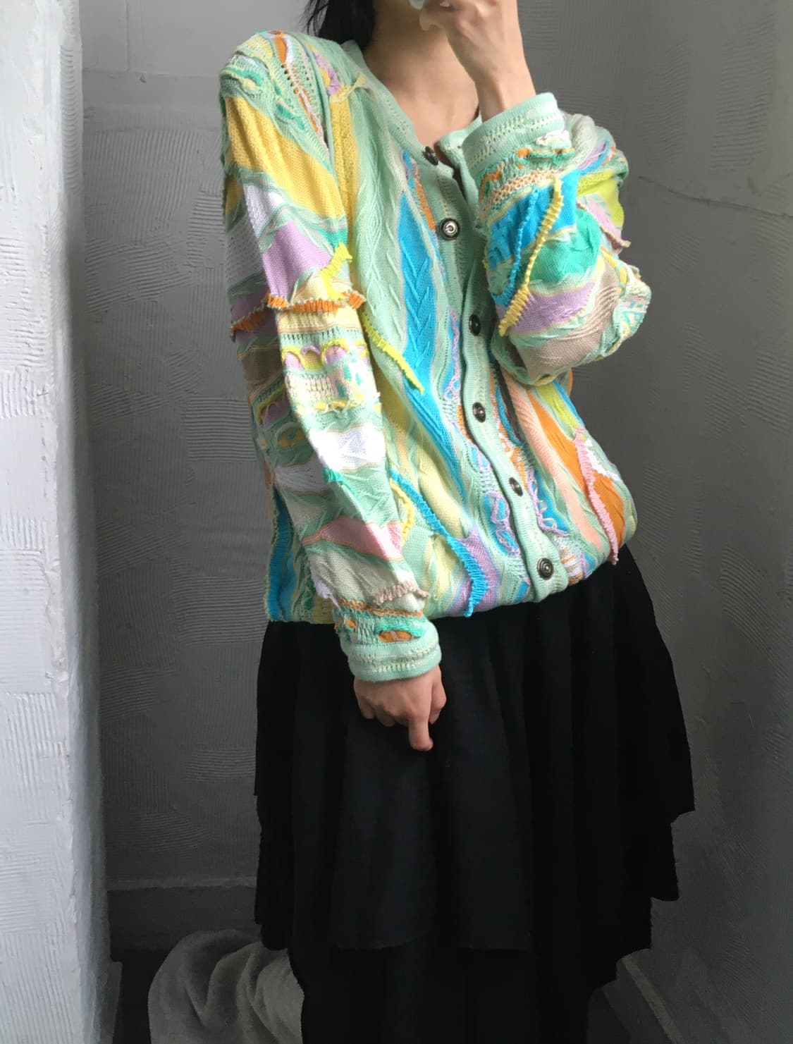 Coogi 쿠지 민트 케이블 가디건 상품이미지1