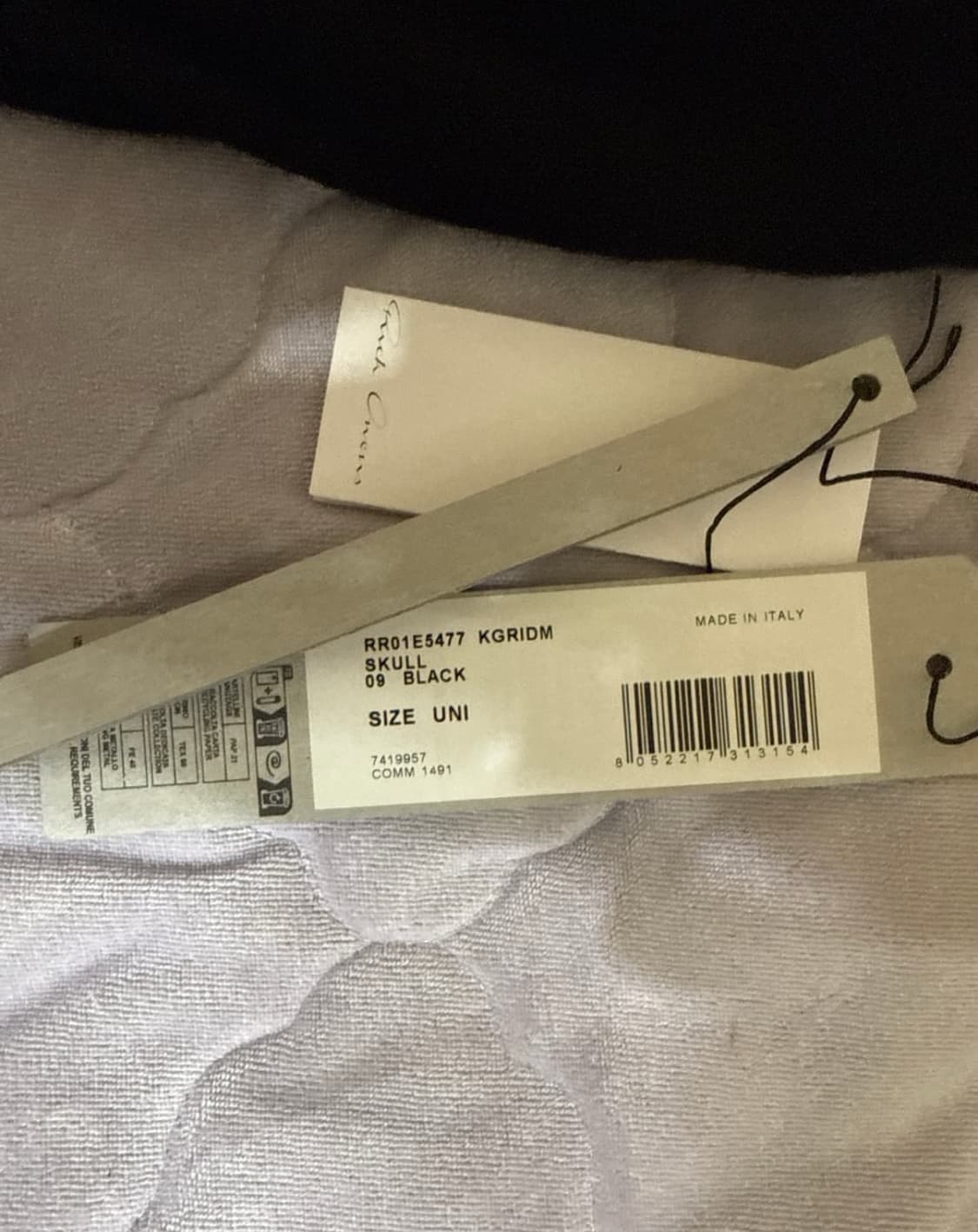 릭오웬스 25FW 헐리우드 스컬 바라클라바 상품이미지9