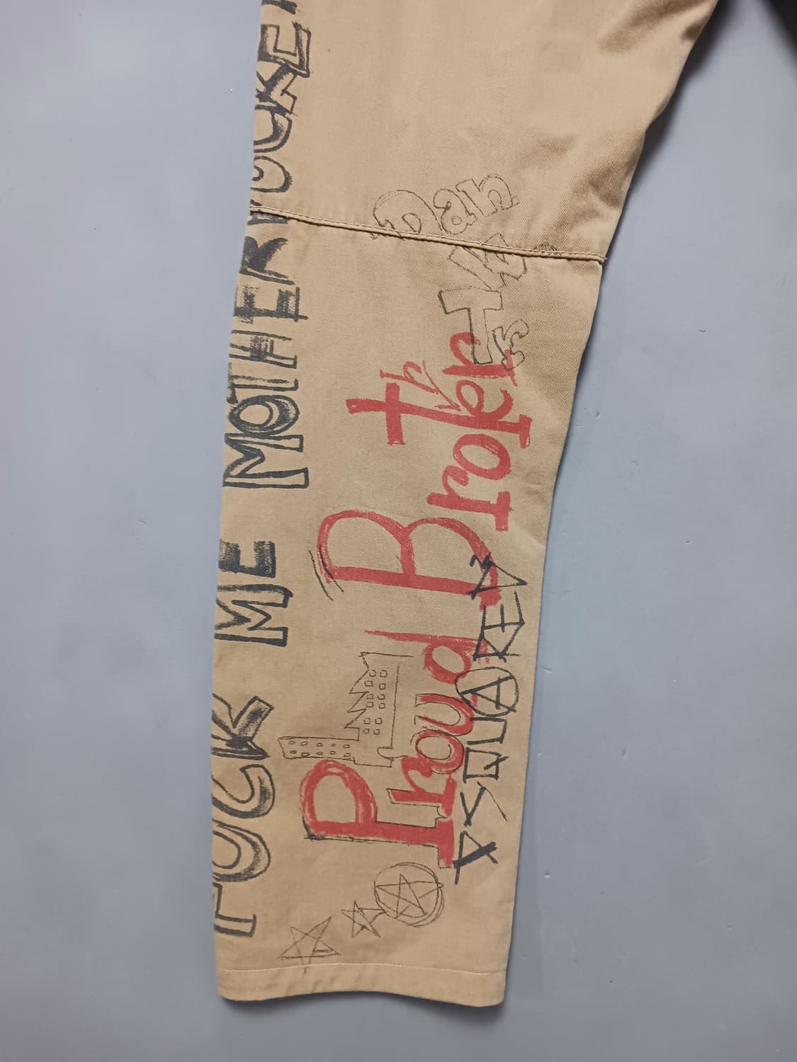 [36] 디스퀘어드2 그래피티 바이커 치노 팬츠 상품이미지9