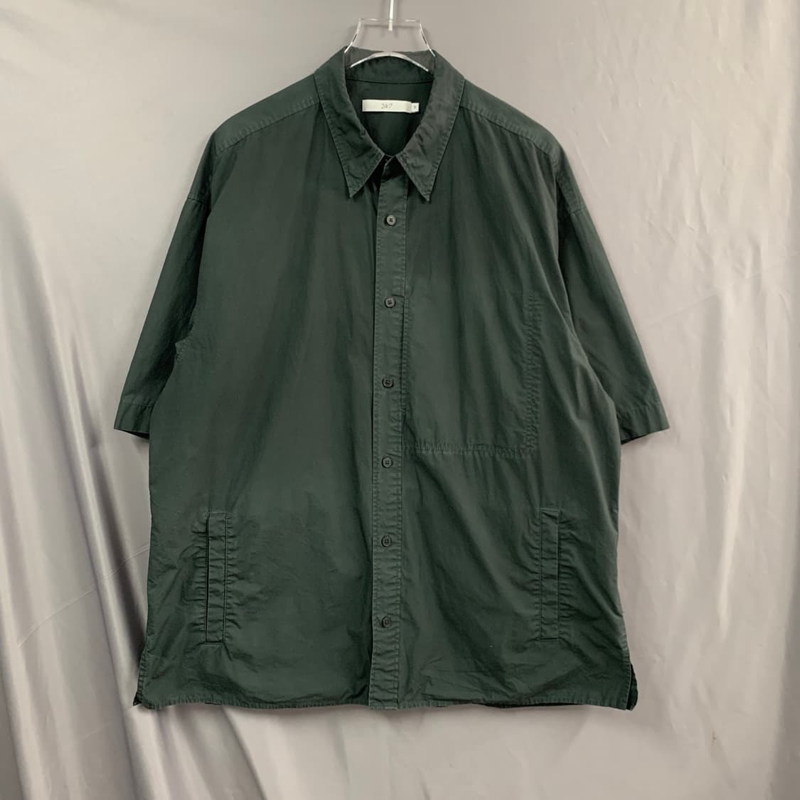 M 코오롱 24/7 시리즈 오버핏 포켓 반팔 셔츠 상품이미지1