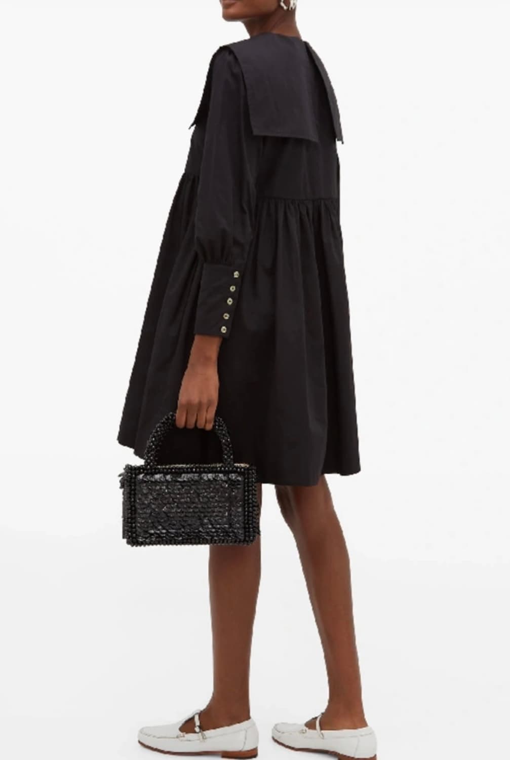 [몰리고다드] 세일러 블랙 드레스 uk8 상품이미지1