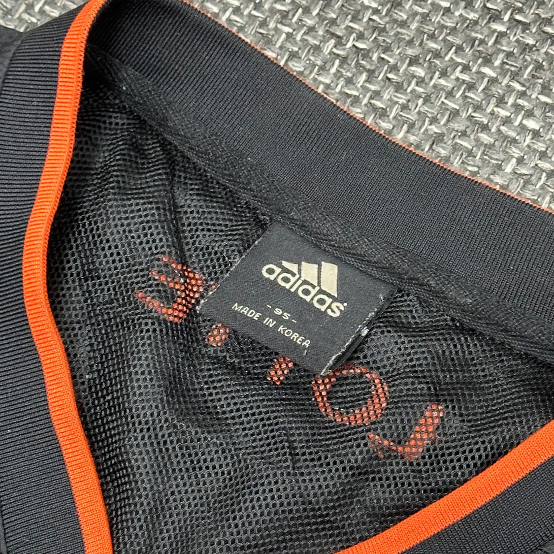 아디다스 롯데자이언츠 올드스쿨 웜업 바람막이 95 상품이미지7