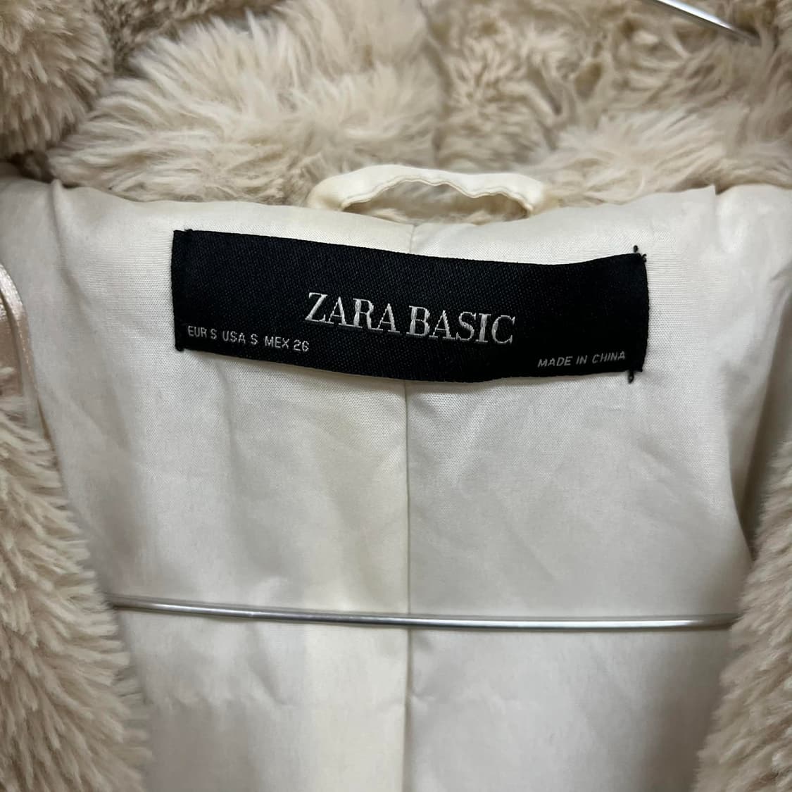 Zara 자라 쉐르파 뽀글이 자켓 후리스 후드집업(S) 상품이미지6