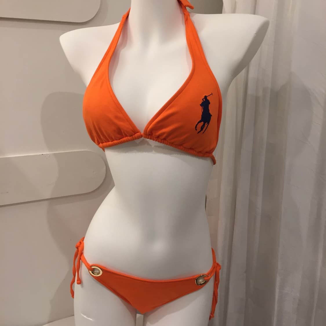Polo 폴로랄프로렌 빅포니 오렌지 아일렛 비키니 상품이미지2