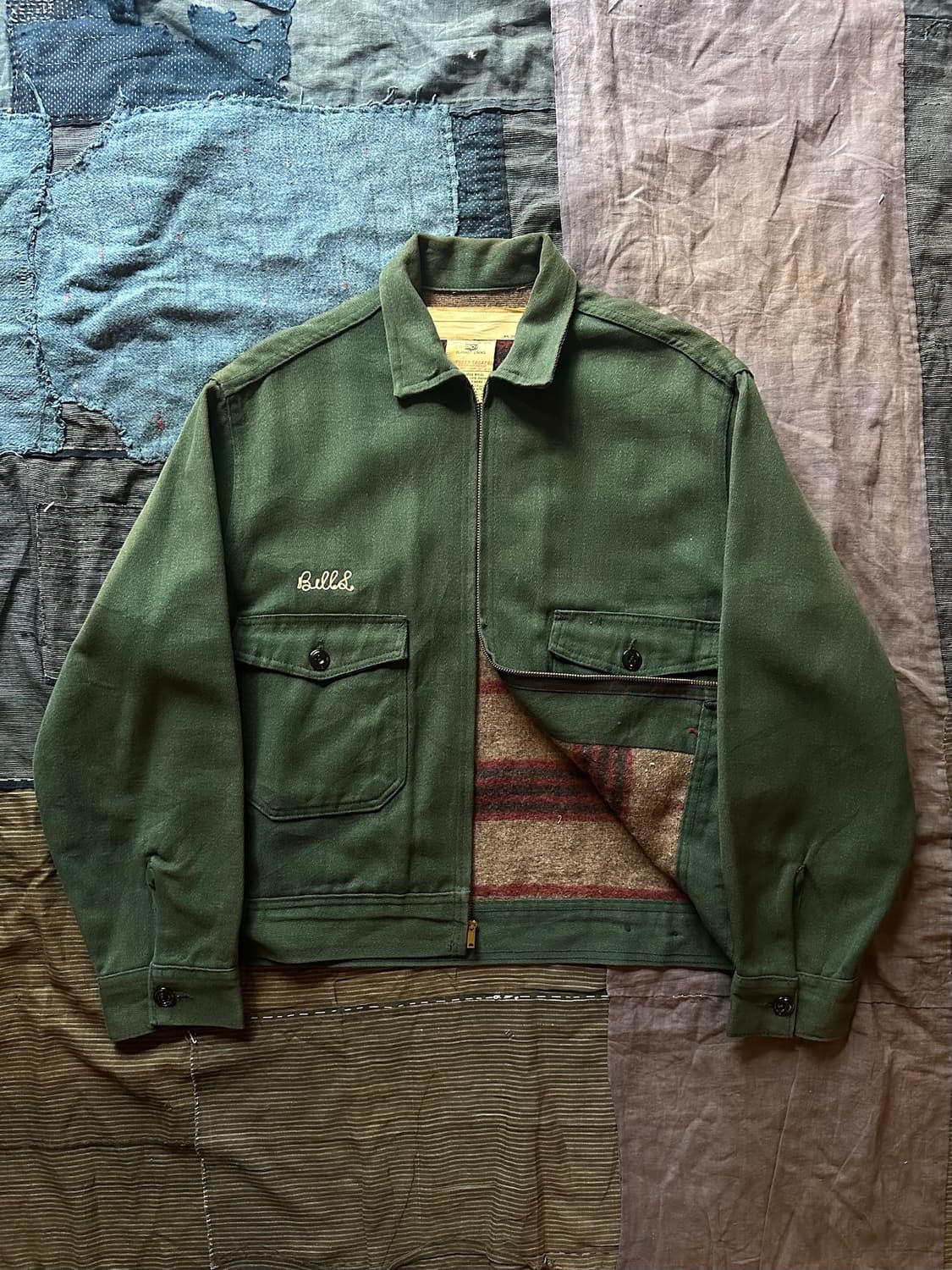 50s USA Whipcord Work Jacket 상품이미지1