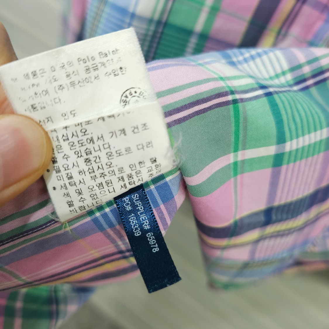 랄프로렌 체크셔츠- L 상품이미지10