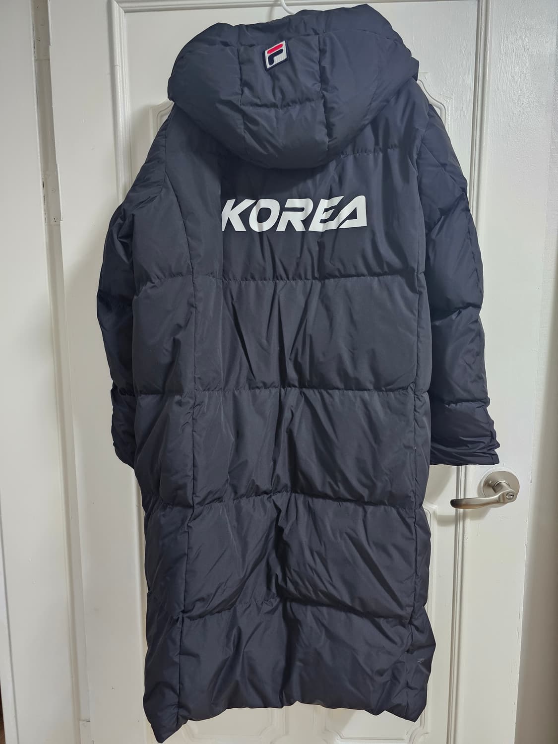 휠라 블랙 롱패딩 M 새상품 상품이미지3