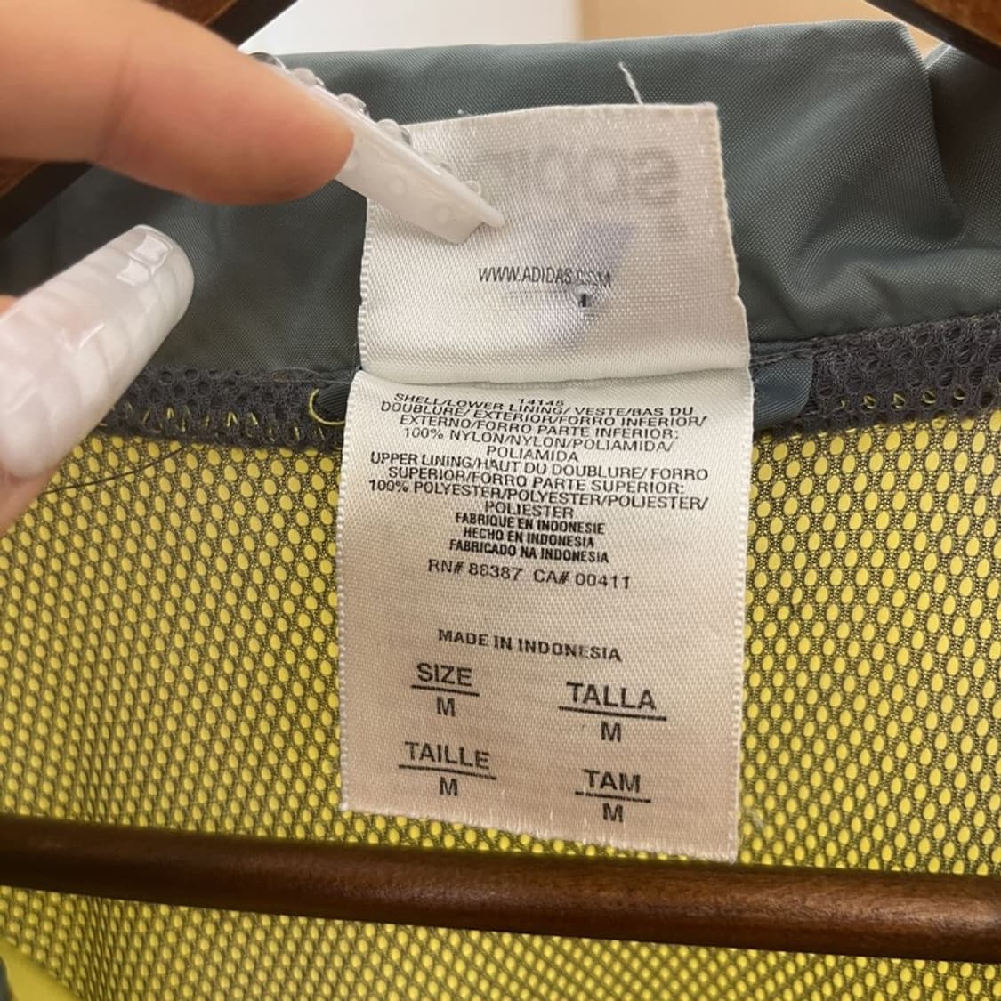 아디다스 올드스쿨 레트로 테크웨어 바람막이 아노락 M C10717 상품이미지6
